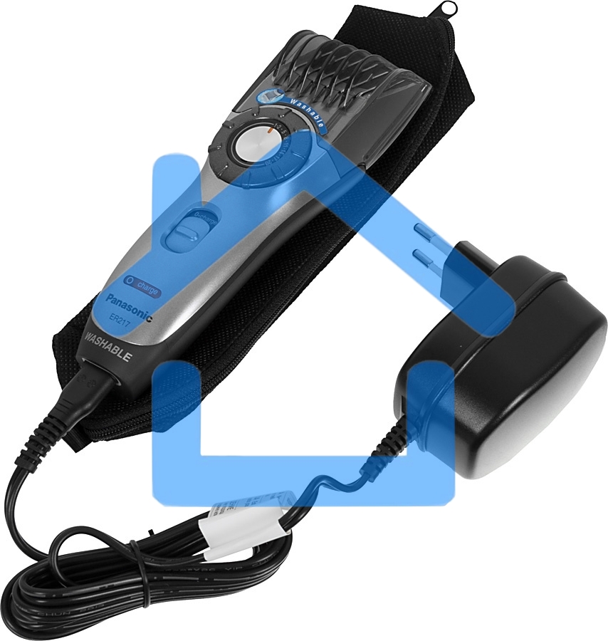 Машинка для стрижки Panasonic ER217S520 серебристый (насадок в компл:1шт)