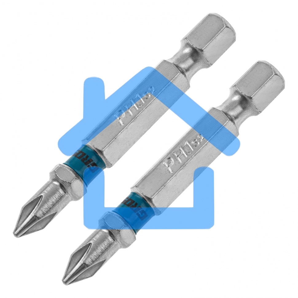 Набор бит GROSS 11355ph1х50 сталь s2 2шт