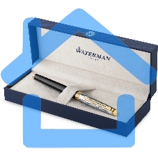 Ручка роллер Waterman Reflections of Paris Hemisphere DeLuxe (2200838) Black GT F, черные чернила, подарочная коробка