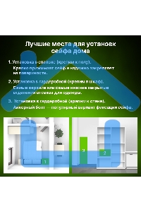 Сейф мебельный Cactus CS-SF-E40 300x438x400мм электронный