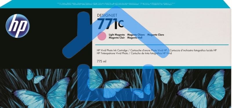 Картридж струйный HP №771C B6Y11A светло-пурпурный для HP DJ Z6200 (775мл)