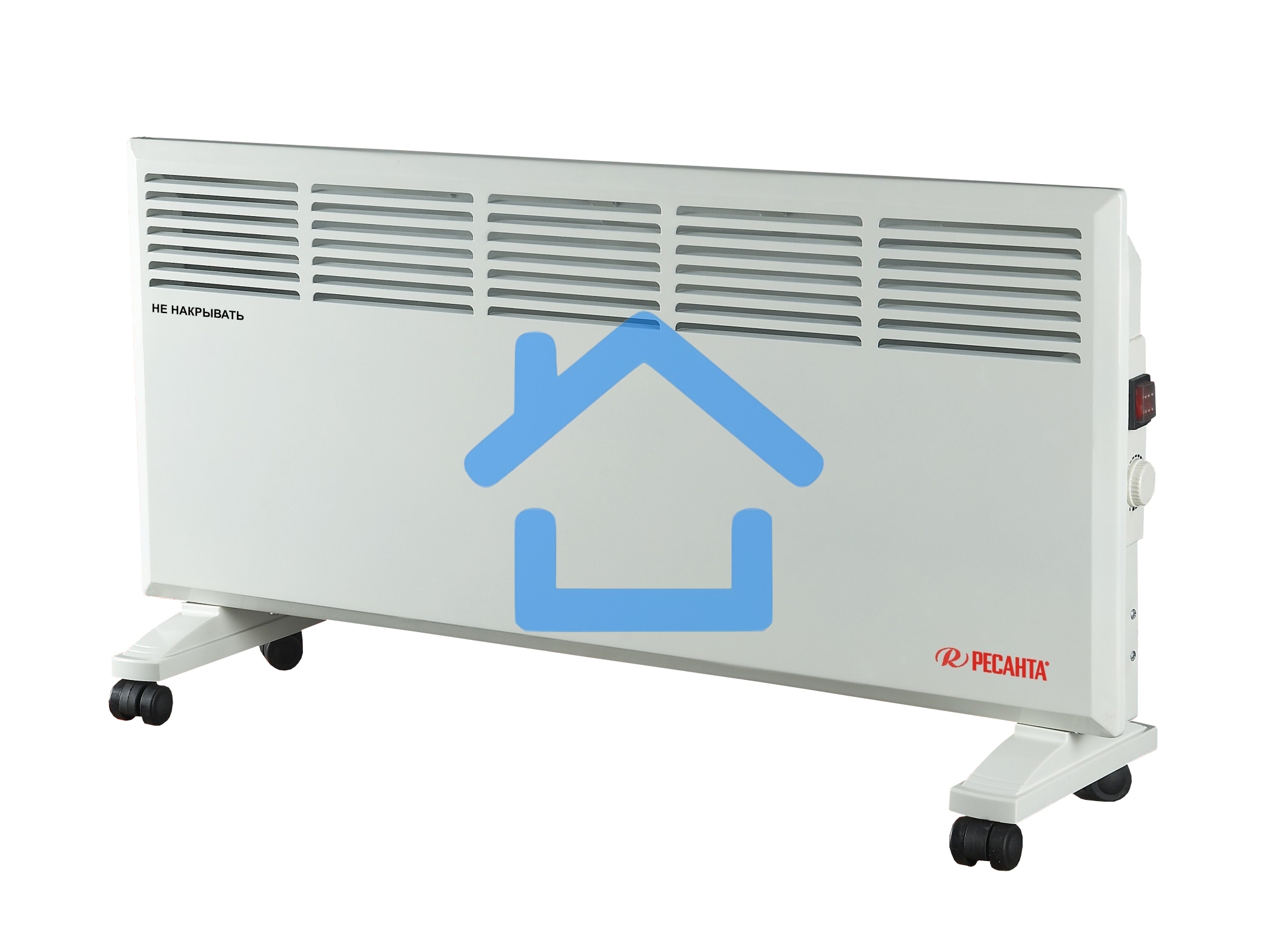 Конвектор Ресанта ОК-2500 белый, 2500 Вт, 30 м2, термостат