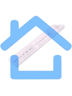 Трубка термоусадочная 25.0/12.5 1м бел. Rexant 22-5001