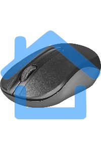 Мышь беспроводная Defender Hit MM-495 черный, 1600 dpi, радиоканал, USB, кнопки - 3