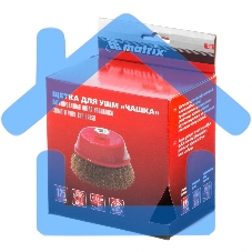 Щетка Matrix для УШМ, 125 мм, М14, 