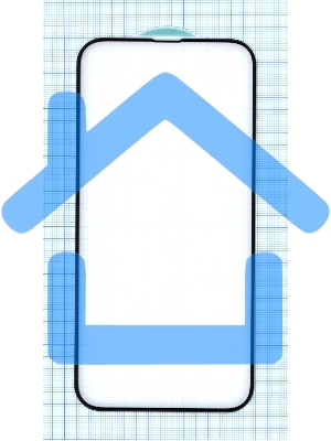 Защитное стекло 5D для Apple iPhone 13 Pro Max черный