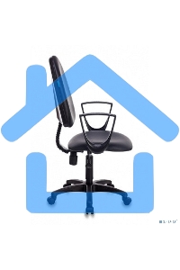 Кресло компьютерное Бюрократ CH-1300N/OR-16 черный Престиж+ искусственная кожа