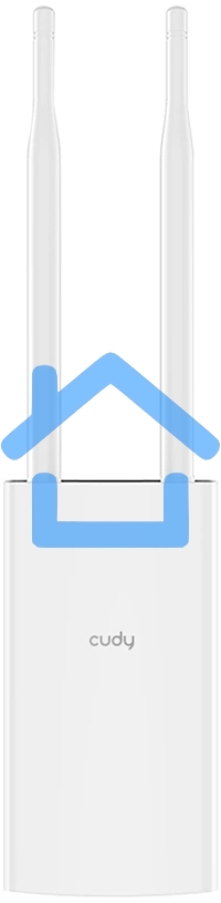 Повторитель беспроводного сигнала Cudy RE1200 OUTDOOR AC1200 Wi-Fi белый