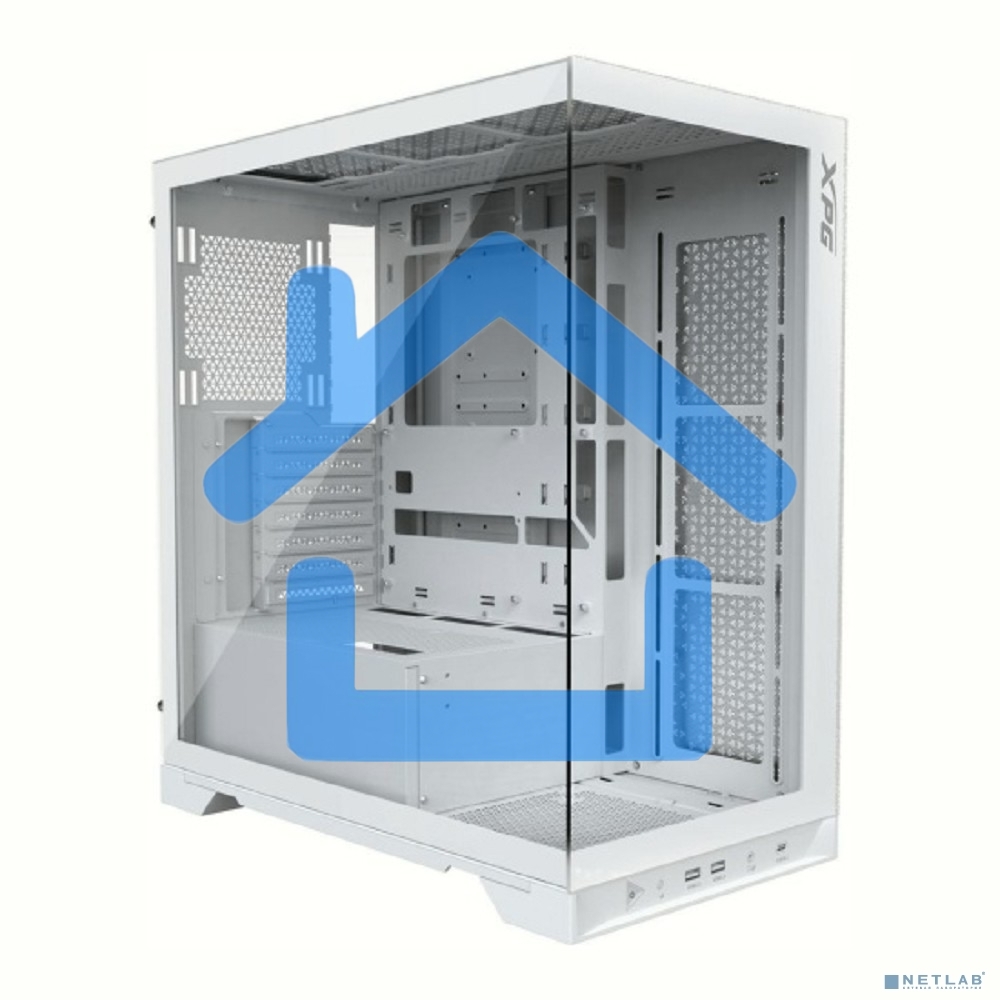 Компьютерный корпус XPG INVADER X белый (INVADERXMTWOF-WHCWW) Mid-Tower, Micro-ATX, Mini-ITX, Standard-ATX, USB 3.2 Gen2 Type-A, USB 3.2 Gen2 Type-C