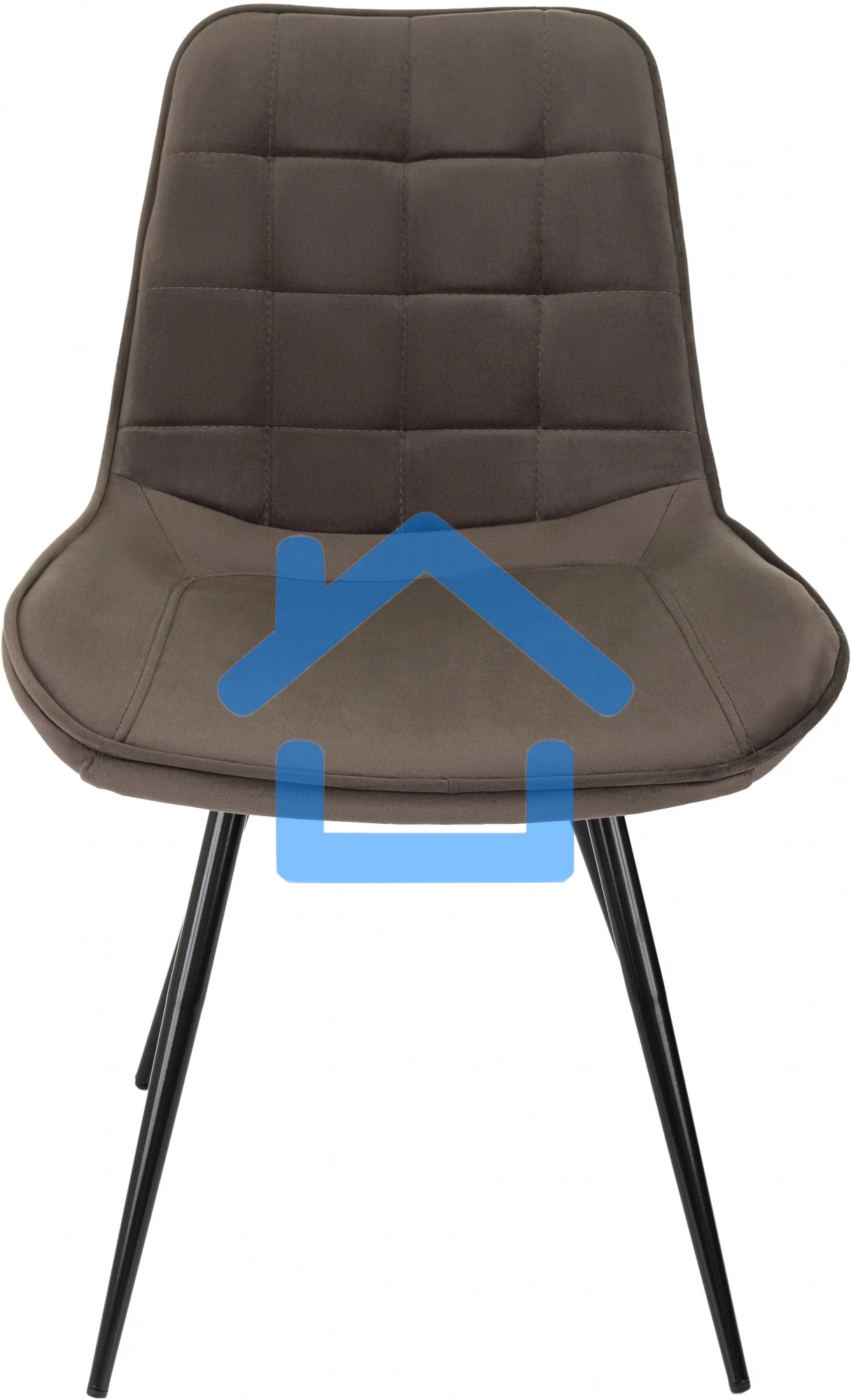 Стул для дома Бюрократ CH-K2_4 комплект 4шт коричневый Holland 74 металл черный на ножках (CH-K2_1/HL74_4)