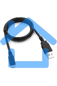 Кабель Gembird/Cablexpert CC-mUSB2D-1M,Кабель USB 2.0, мультиразъем USB, AM/microB 5P, 1м, пакет