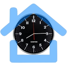 Часы настенные Centek СТ-7100 черный