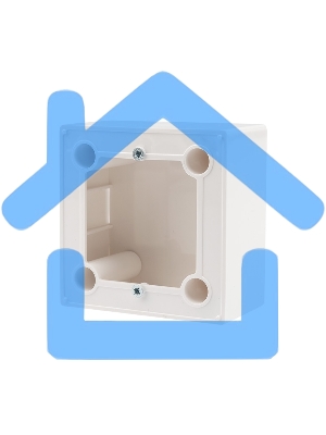 Бокс для накладного монтажа контроллера Rexant Nautilus эБК-01