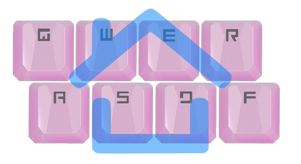 Клавиатура A4Tech Bloody B800 Dual Color проводная USB розовый/белый