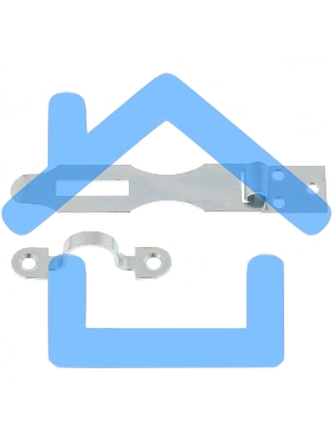 Накладка дверная НД (L-105мм), цинк, 5шт. (Металлист) Россия