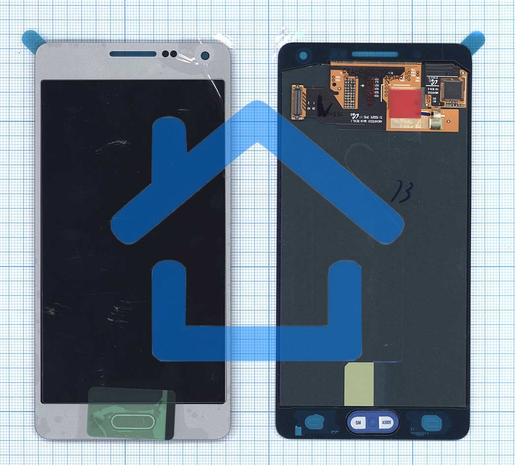 Дисплей для Samsung Galaxy A5 SM-A500F серебристый