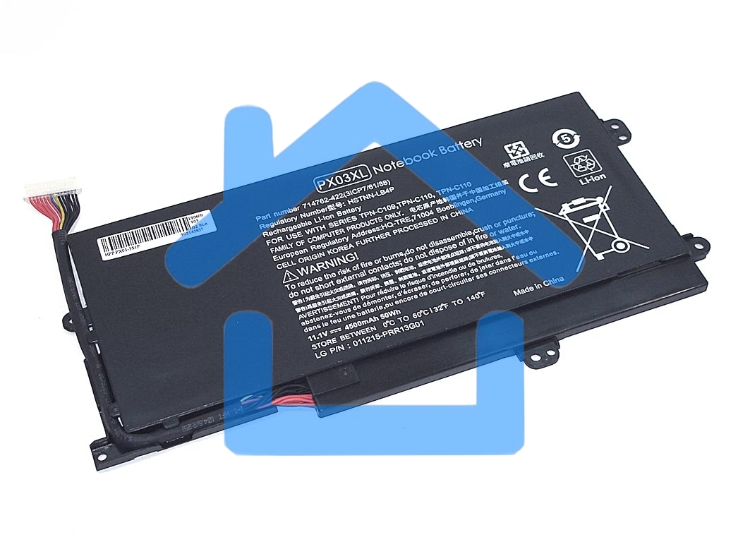 Аккумуляторная батарея для ноутбука HP Envy 1411.1V 50Wh OEM черный