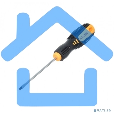 Отвертка шлицевая SL 6х125 мм, двухкомпонентная рукоятка 12-4723 Rexant