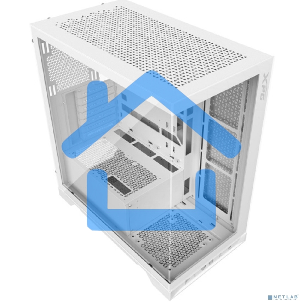 Компьютерный корпус XPG INVADER X белый (INVADERXMTWOF-WHCWW) Mid-Tower, Micro-ATX, Mini-ITX, Standard-ATX, USB 3.2 Gen2 Type-A, USB 3.2 Gen2 Type-C
