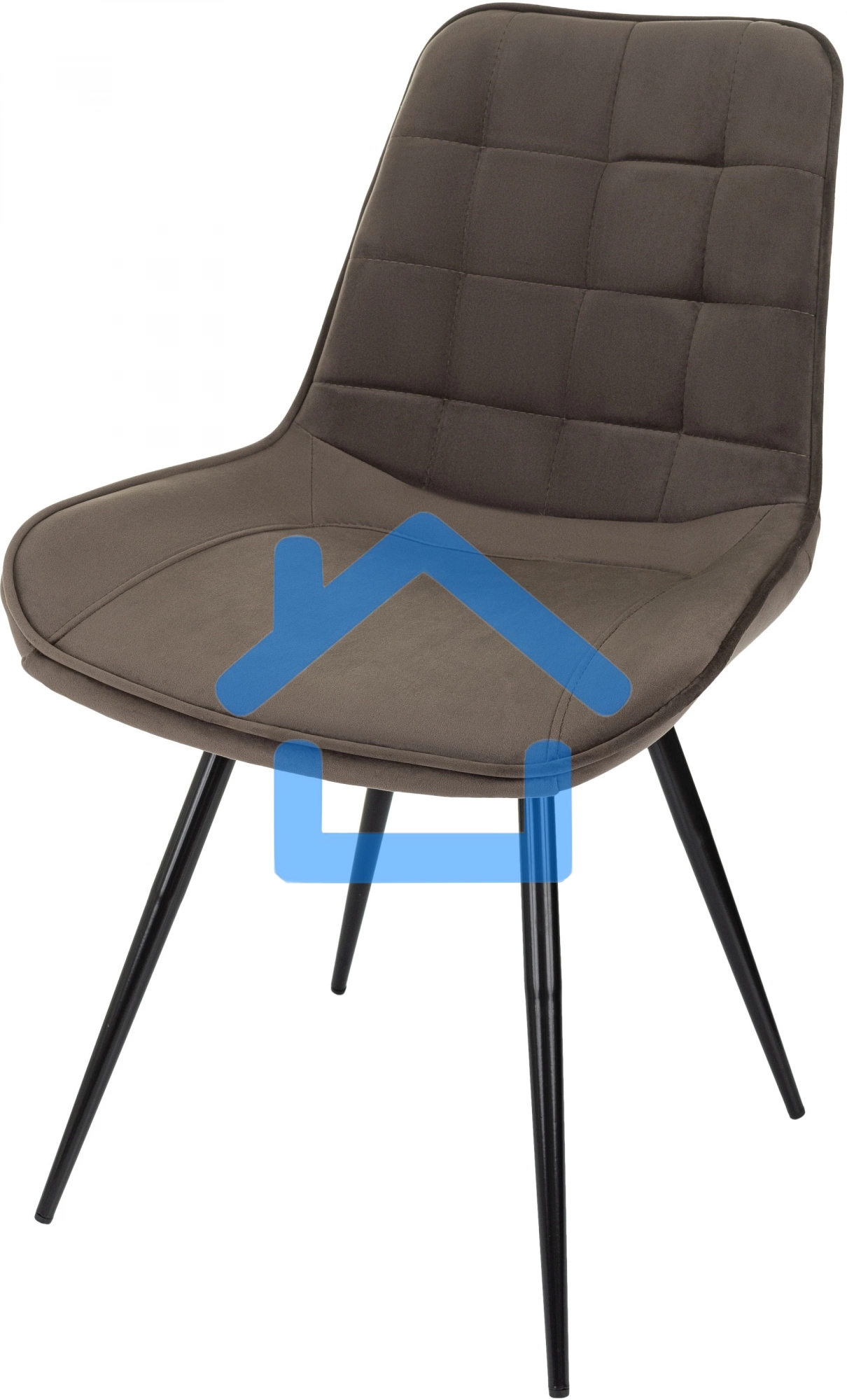 Стул для дома Бюрократ CH-K2_4 комплект 4шт коричневый Holland 74 металл черный на ножках (CH-K2_1/HL74_4)