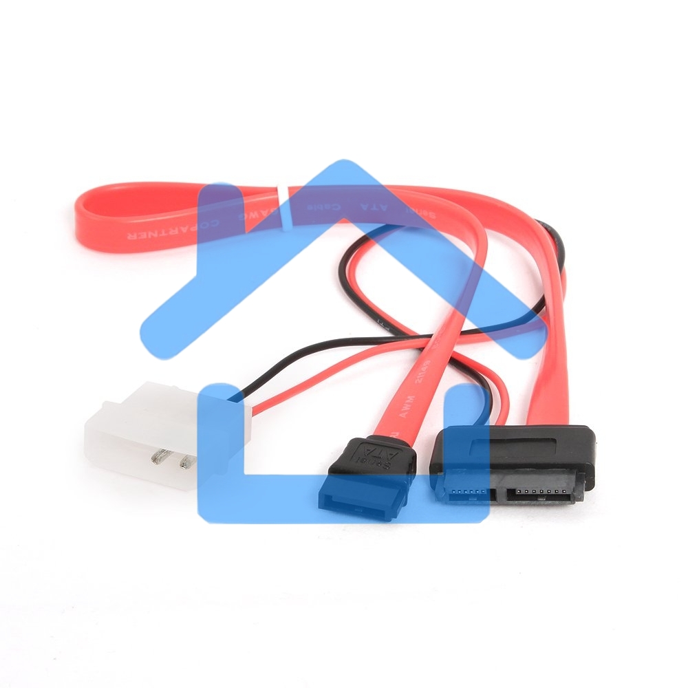 Кабель Gembird/Cablexpert Кабель Combo miniSATA, molex+SATA/miniSATA, 6pin+7pin, (длина инт-35см, пит-30см),(CC-SATA-C2)