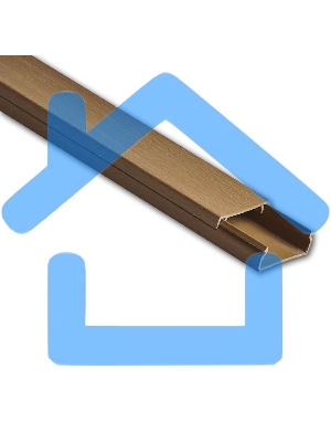 Кабель-канал 40х16 L2000 пластик бук (светл. основа) Рувинил РКК-40х16-38М