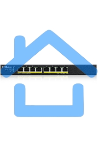 Гибридный Smart L2 коммутатор PoE+ Zyxel NebulaFlex GS1915-8EP, 8xGE PoE+, бесшумный (без вентилятора), бюджет PoE 60 Вт, автономное/облачное управление