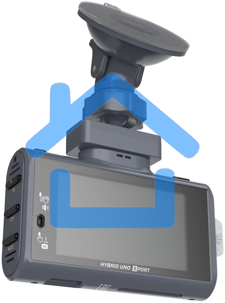 Видеорегистратор с радар-детектором Silverstone F1 Hybrid UNO SPORT 4K WiFi GPS ГЛОНАСС