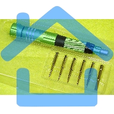 Отвертка со сменными насадками Best BST-8927B зеленая