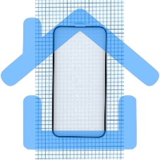 Защитное стекло 6Dдля Apple iPhone 13 mini черный