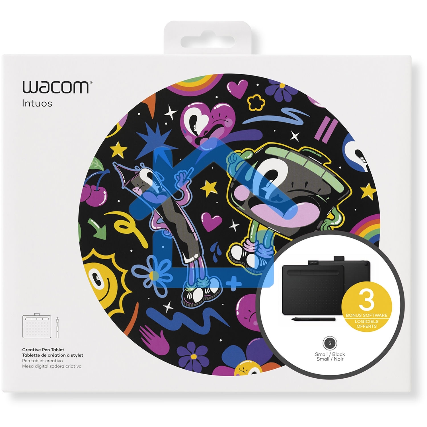 Планшет для рисования Wacom Intuos S CTL-4100K-N USB черный