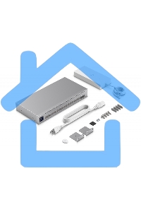 Коммутатор Ubiquiti UniFi Switch Pro Max 16 PoE PoE-коммутатор в стойку, 4х 2.5G RJ45, 12х 1G RJ45, 2х 10G SFP+, раздача 180 Вт