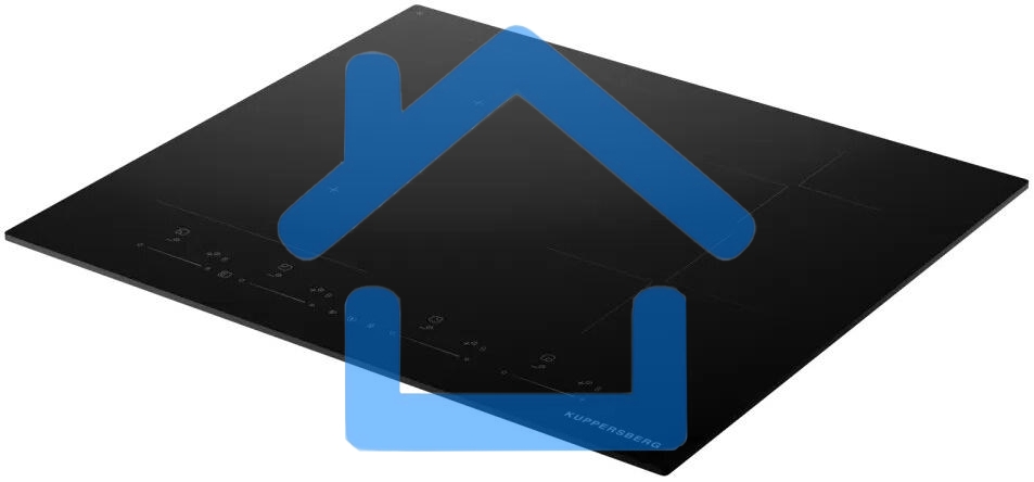 Варочная поверхность Kuppersberg ICI 616 60 см, индукция, High-Tech, inverter, прямой край, 9 уровней мощности, бустер, Stop and Go, Bridge zone, автоматическое отключение, таймер, индикатор остаточного тепла, сенсорное/слайдерное управление, черный