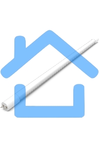 Лампа светодиодная Gauss Elementary T8 10Вт 4000К G13 780лм 600мм стекло поворотная