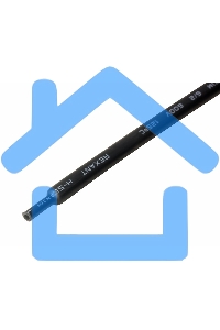 Трубка термоусадочная 6.0/2.0 1м с клеев. подсл. черный Rexant 20-6008