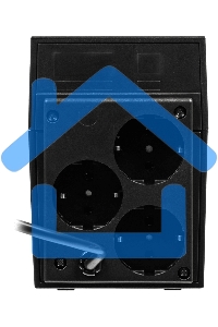 Источник бесперебойного питания Powercom Raptor RPT-600A EURO 360Вт 600ВА черный