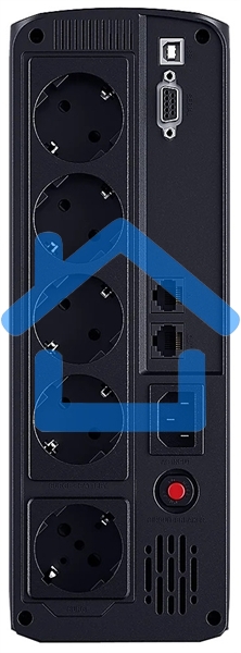 Источник бесперебойного питания UPS CyberPower VP1600ELCD Line-Interactive 1600VA/960W USB/RS-232/RJ11/45 (4 + 1 EURO)
