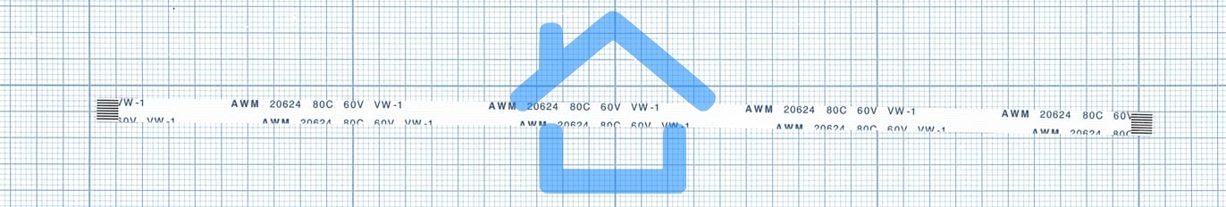 Шлейф универсальный 8pin, шаг 0,8мм, длина 20см