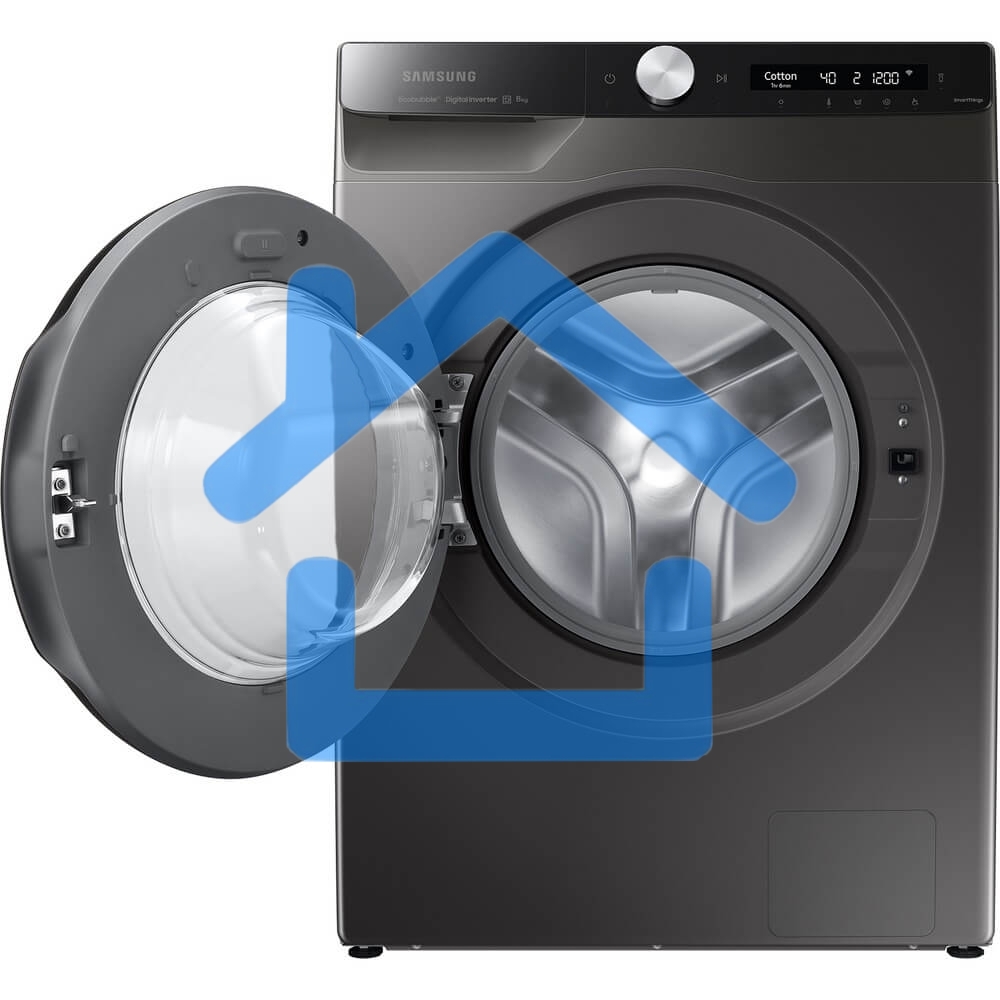 Стиральная машина Samsung WW80AG6S28AX/LD серая, загрузка фронтальная 8кг, 1200 об/мин., класс: A