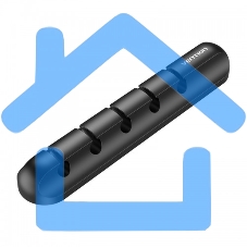 Органайзер для проводов на 5 портов Vention, черный