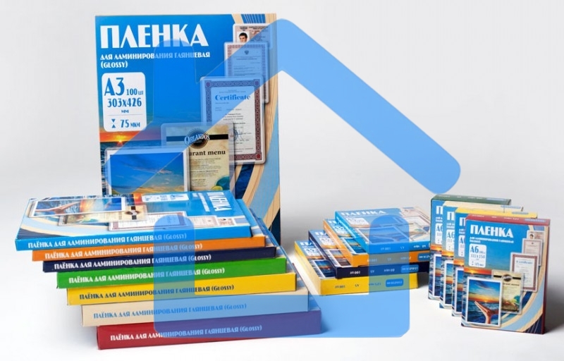 Пленка для ламинирования Office Kit 80мкм A6 (100шт) глянцевая PLP111*154/80