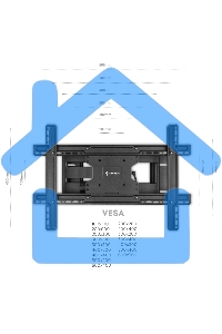 Кронштейн ONKRON M7L для телевизора 40