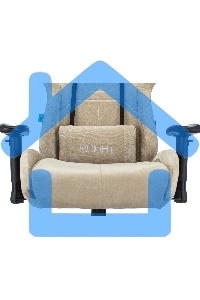 Кресло игровое Бюрократ VIKING KNIGHT LT21 FABRIC песочный крестовина металл/пластик