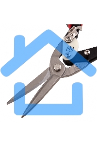 Ножницы по металлу Matrix, удлиненные, 290 мм, прямой рез, CrMo, 2-комп.обрезиненные рук-ки, PRO