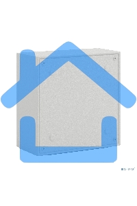 Шкаф ST с монтаж. платой 300х300х150мм от IP65-до IP66 IK10 ДКС R5ST0331