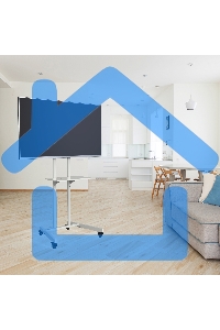 Стойка для телевизора Cactus CS-ST04 белый 37