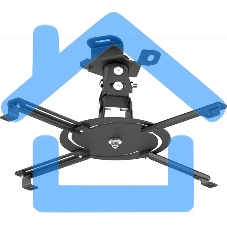 Кронштейн для проектора Holder PR-103-B черный макс.20кг потолочный поворот и наклон Кронштейн для проектора Holder PR-103-B черный макс.20кг потолочный поворот и наклон