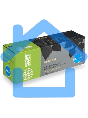 Картридж лазерный Cactus CS-CE322A желтый (1300 стр.) для HP LaserJet CP1525