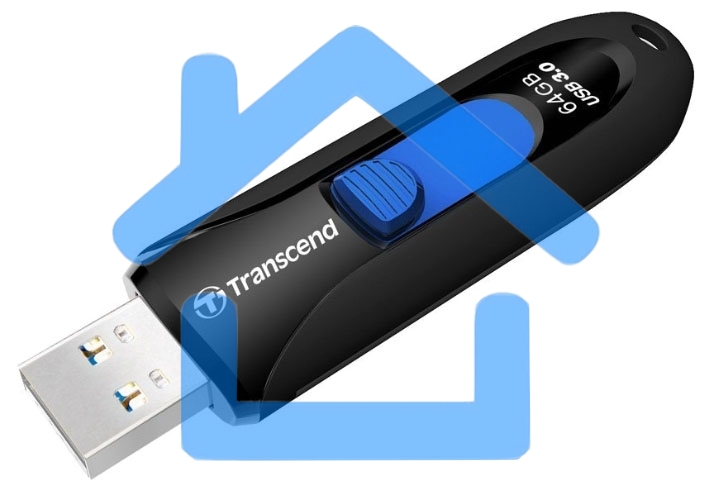 Флешка USB R/W Transcend USB Drive 64Gb JetFlash 790 TS64GJF790K USB 3.0