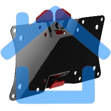 Кронштейн для телевизора Holder LCDS-5060 черный глянец 19